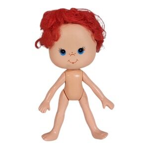 Vintage 1981 Lanard Jelly Bean Doll Very Cherry Naked Doll